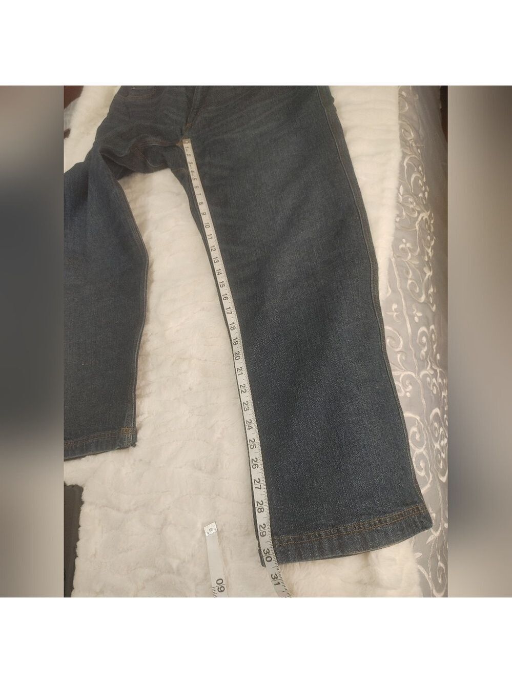 NWT Duluth Trading Men's DuluthFlex Ballroom Relaxed Jeans in Dark Blue 35x30 - Picture 16 of 16